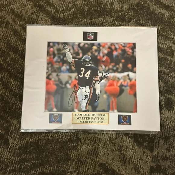 Chicago Bears Walter Payton autographed 8x10 photo - Picture 1 of 1